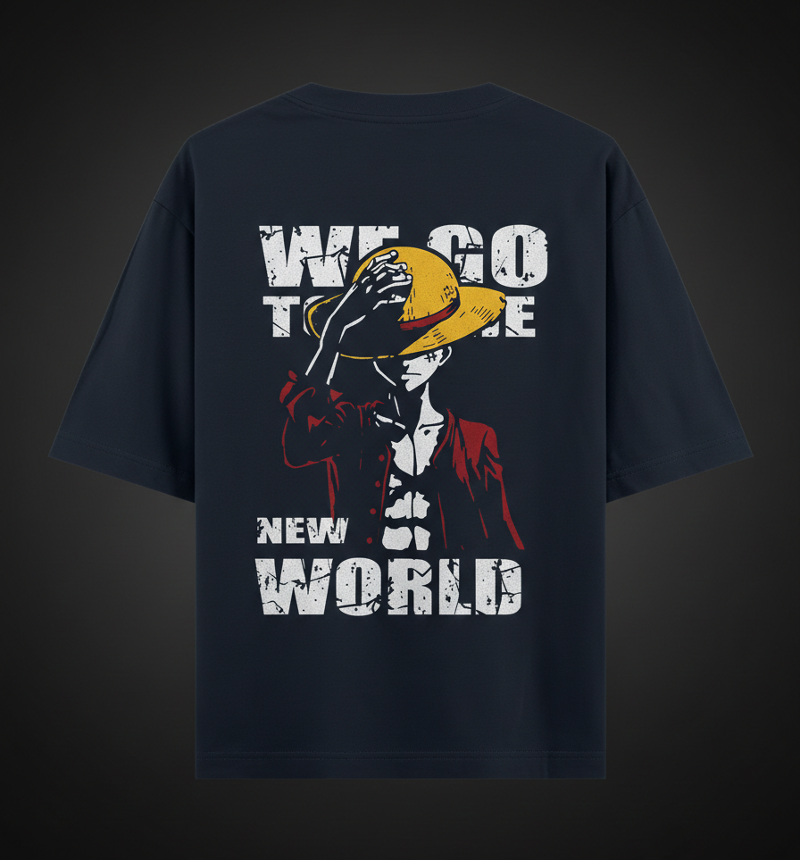 Unisex Oversized onepiece luffy tee